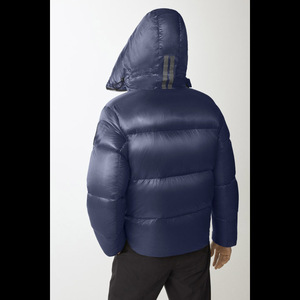 Custom Design <b>Blue</b> <b>Mens</b> Fashionable Puffer Jackets with Hood Winter Jacket with Your Private Logos - Product Image 3