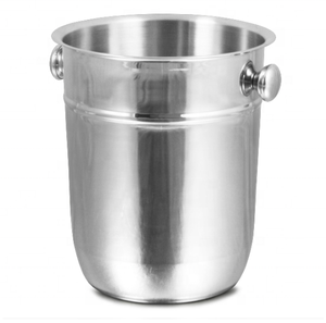 Cubo de hielo de acero inoxidable de construcción pesada para champán, vino, cerveza y botella, Enfriador de bar para interiores y exteriores para cualquier ocasión - Product Image 1