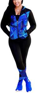 เครื่องแต่งกายกีฬายิมสวมใส่ซิปติดตามสูทสำหรับผู้หญิง - Product Image 3