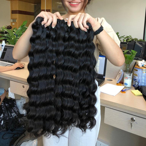 ผมเรมี่จากแคมโบเดียนผมต่อแบบผมลอนตรงและผมบริสุทธิ์ - Product Image 1