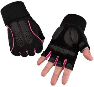 Weight Lifting Gloves Gym Gloves <b>Half</b> Finger Workout Gloves Breathable Fabric with Double Palm protection Layers on Cheap Price - Product Image 6