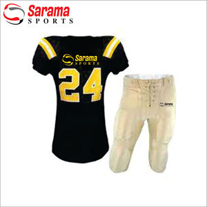 Meilleures ventes : Uniforme de football américain 100 % américain, haute qualité, respirant, grandes tailles, imprimé, anti-UV, séchage rapide, demi-maillot - Product Image 1