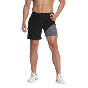 Customized Canvas Gym <b>Shorts</b> for <b>Men</b> Casual Training Solid <b>Pattern</b> 100% Cotton Breathable Quick Dry - Product Image 2