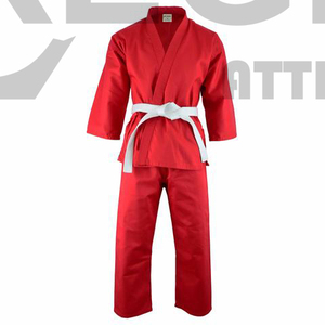ขายส่งที่มีคุณภาพสูงคาราเต้เครื่องแบบศิลปะการต่อสู้สวมใส่/ที่กำหนดเองคาราเต้เครื่องแบบ/ผ้าถัก - Product Image 3