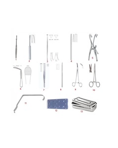 Juego de Instrumentos de Cirugía de Palatoplastia de Acero Inoxidable Manual - Product Image 1