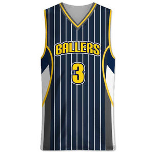 Dernier maillot de basket-ball réversible à séchage rapide personnalisé pour hommes, vêtements de haute qualité, uniforme grande taille à vendre - Product Image 1