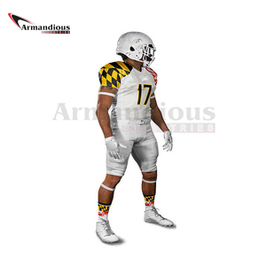 Prix de gros Uniforme de football américain pour adultes à manches courtes respirant Taille Plus Caractéristique Coût - Product Image 5