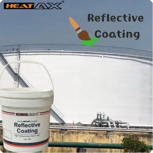 Revestimento reflexivo de calor-revestimento reflexivo de calor-revestimento para reduzir a temperatura interna