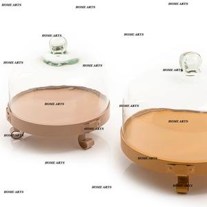 Soportes para servir chocolates de forma redonda de diseño fantástico con tapa de vidrio Soportes para servidores de chocolates de la mejor calidad - Product Image 6