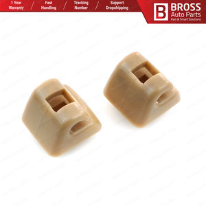 BSR503 2 pièces Clips de réparation de fixation de pare-soleil de voiture, couleur beige - Product Image 2