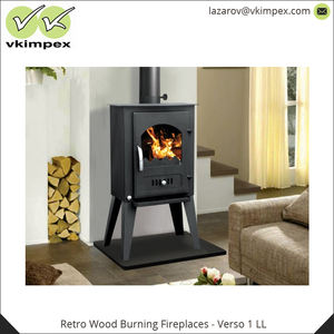 Conception Unique En Acier Matériau 530x410x800mm Combustible Solide Bois Cheminées - Product Image 2