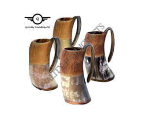 El mejor diseño, taza de cuerno para beber vikingo de inspiración Medieval, jarra de cuerno de búfalo segura para alimentos, Stein artesanal de calidad para fiesta - Product Image 5