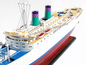 OCEANICC barcos modelo náutico de madera/cruceros/artesanía pintada para decoración/regalo de alta calidad - Product Image 2