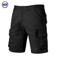 Shorts cargo d'été pour hommes, en coton respirant, séchage rapide, grande taille, multi-poches, décontractés, longueur genou