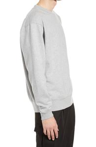 Sudadera y sudaderas con capucha para hombre de gran tamaño en blanco de algodón liso Unisex con cuello redondo y hombros caídos con logotipo personalizado, ropa para hombre - Product Image 3