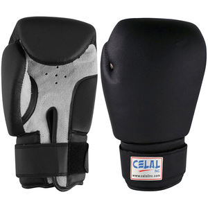 Guantes de boxeo de cuero sintético fino para niños, nuevo diseño, guantes de boxeo de cuero PU con gancho y bucle, para entrenamiento - Product Image 5