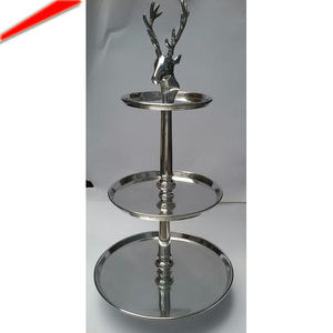 2024 Luxury Multi <b>Tier</b> Metal Big <b>Cake</b> <b>Stand</b> Cup <b>Cake</b> <b>Stand</b> with Copper Finished - Product Image 3