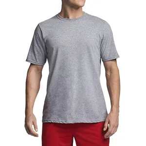 T-shirt en coton pour hommes 200g T-shirt en coton uni de haute qualité T-shirt pour hommes Slim Fit personnalisé T-shirt en coton pour les achats en ligne en gros