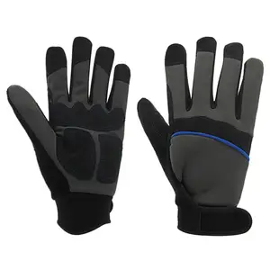 Anti vibration work safety custom hand tools impact synthetic leather Mechanic Glove / Mechanical gloves