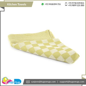 Toallas de cocina de lona de algodón 100% de alta absorción de agua, tamaño personalizado multicolor y técnicas tejidas con patrones para exportación - Product Image 4