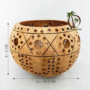 Лампа в виде кокосовой скорлупы с индивидуальным узором, Фонарь ручной работы, лампа в виде натуральной скорлупы кокоса с естественным цветом, разные стили