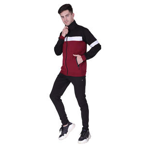 Survêtement à bloc origine Pakistan pour hommes, en polaire multicolore, hiver, avec étiquette personnalisée - Product Image 3