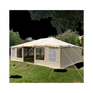 Tienda de refugio de lona de algodón de lujo, marco de Jamalon de hierro, nuevo diseño, tienda de desierto de Oriente Medio para Qatar, Kuwait, Arabia Saudita, Emiratos Árabes Unidos - Product Image 1