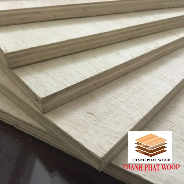 Günstiger Preis Kunden spezifische Größen Hartholz Core Sheets Faceless Sperrholz aus Vietnam Export nach Malaysia Märkte