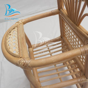 Trona de ratán extensible de estilo tradicional, silla de comedor de muñeca para cocina, muebles para el hogar - Product Image 4