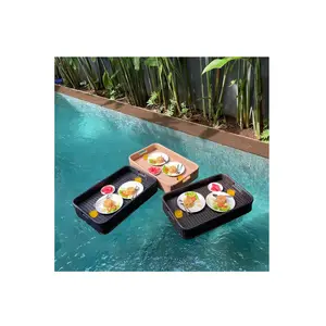 Bandeja flutuante para piscina, cesta de água para servir café da manhã, bandeja flutuante wa + 84587176063