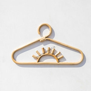 Suspension murale en rotin fait à la main, 4 crochets, organisateur de vêtements pour enfants, chapeau, cintre pour chambre d'enfants, style indien, pièces - Product Image 6