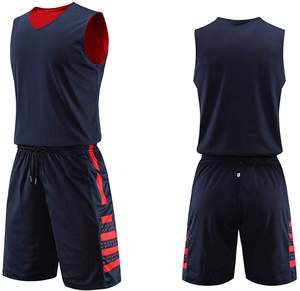 Uniformes de basket-ball vierges à séchage rapide personnalisés entièrement par sublimation, maillot de basket-ball confortable et réversible - Product Image 1