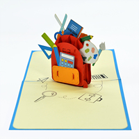 Tarjetas Pop-up 3D Personalizadas para Celebraciones de Regreso a Clases, Fabricadas en Vietnam HMG