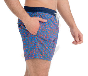 Haute qualité Hommes Personnalisé été fermeture éclair lavage shorts double couche design de mode shorts pour hommes - Product Image 1