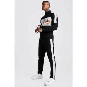 Chándal de poliéster con logotipo personalizado ajustado de invierno de marca, conjunto de 2 piezas, Jersey, pantalones de chándal, conjunto de Sudadera con capucha, sudadera de entrenamiento para correr - Product Image 1