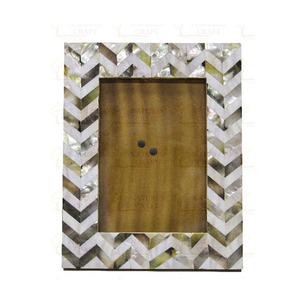 Handmade Modern Design Elegant Buffalo Horns <b>Photo</b> <b>Frame</b> Top Selling High Quality Metal Product - Product Image 1