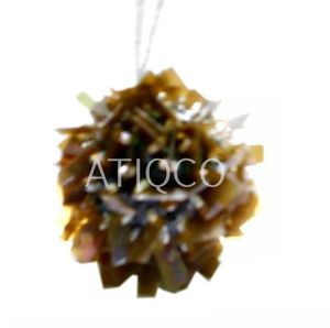 เครื่องประดับตกแต่งคริสต์มาสทรงกลมโลหะทำมือสุดหรูจาก Atiqco สำหรับตกแต่งภายใน/ภายนอกอาคาร - Product Image 3