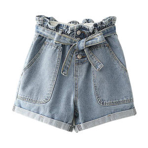 New Latest Design Women Denim Short Outdoor Fashionable Jeans Casual Wear Denim Short With Best Quality - Product Image 1