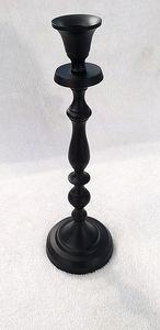 Bougeoir en métal nickel noir fait à la main finition noire mate maison mariage fête dîner en aluminium bougeoir pour la décoration de la maison - Product Image 3