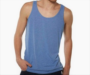 Sleeveless Tank Top Custom Design 100% Cotton Gym Bodybuilding Workout Exercise <b>Men</b> Women <b>Singlet</b> - Product Image 6
