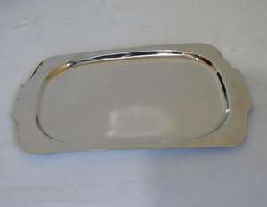 Plateau en acier inoxydable polonais miroir chaud Offre Spéciale plat de serveur de fruits martelé/en relief de luxe moderne plat du désert de qualité supérieure - Product Image 3