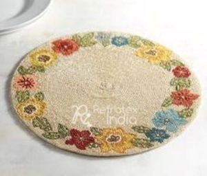 Beaded Table Placemats For Decorative Garments Bulk Supplier And Manufacture By Refratex India Made in India for Best Quality An - Product Image 1