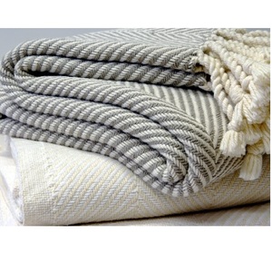 Couverture en coton biologique, pour jeton, couverture certifié en vrac, 100% naturelle, promotion - Product Image 5