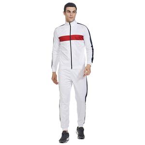 Chándal de tela polar de poliéster para hombre, chándal informal de Color blanco, 2021 - Product Image 1