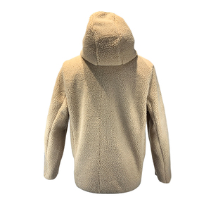 Quality Product Latest Fashion Custom Winter Faux Fur Pullover <b>Hoodie</b> Blank <b>Sherpa</b> Fleece <b>Men's</b> Hoodies - Product Image 2