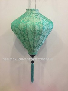 Linterna de Bambú Hecha a Mano en Vietnam, Decoración Colgante para Restaurantes, Fiestas y Bodas, Cubierta de Tela de Seda, Colorida, Venta al Por Mayor para Exportación - Product Image 5
