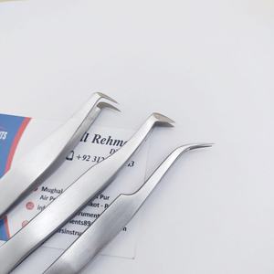 Pince à épiler volume pointe fibre 45 DEGREE HHD Volume Nano Fiber Tip Extensions de cils durables Pince à épiler - Product Image 1