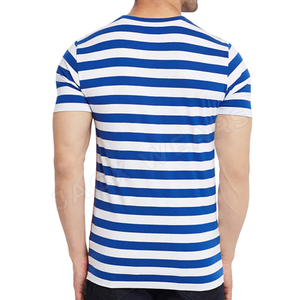 Camiseta personalizada lisa de manga corta ajustada de alta calidad para hombre, tejido de punto de poliéster/algodón, Impresión de logotipo personalizado, antibolitas - Product Image 2