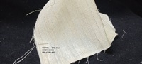 Kain Sutra Tussah Batik Warna Beige Alami untuk Produsen Pakaian, Gaun, dan Bantal