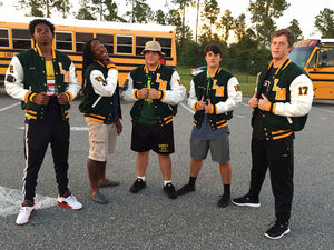 Varsity chaquetas con mangas de cuero Unisex todos los colores. - Product Image 6